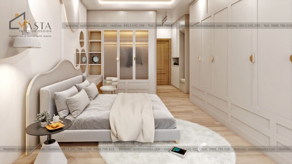 Phối cảnh 3D thiết kế nội thất nhà ở Lê Phát, Cần Thơ